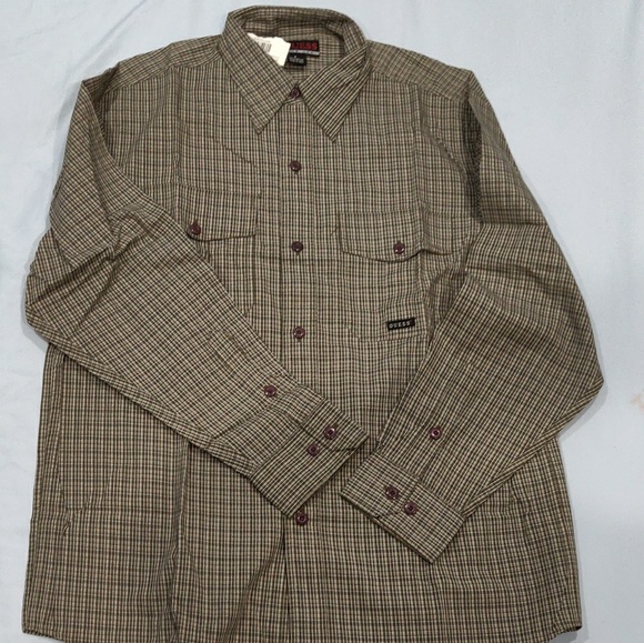 NWT 20s Guess plaid button-down shirt - Picture 2 of 5